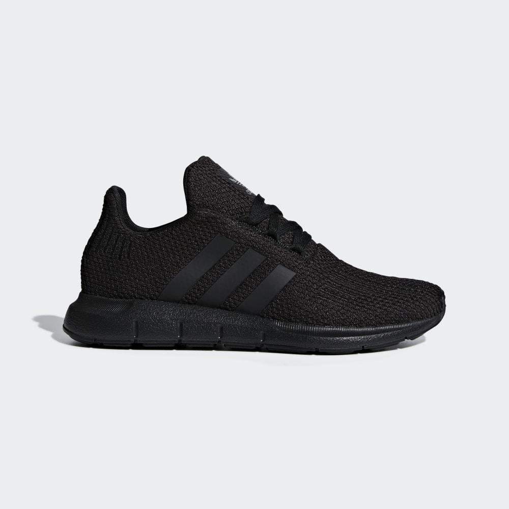 Adidas Boys' Swift Run Originals Shoes Black/Black Ireland F34314